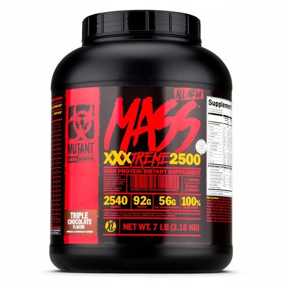 Gainer - PVL mutantná hmotnosť xxxtreme 3180g Gainer Mass 2500