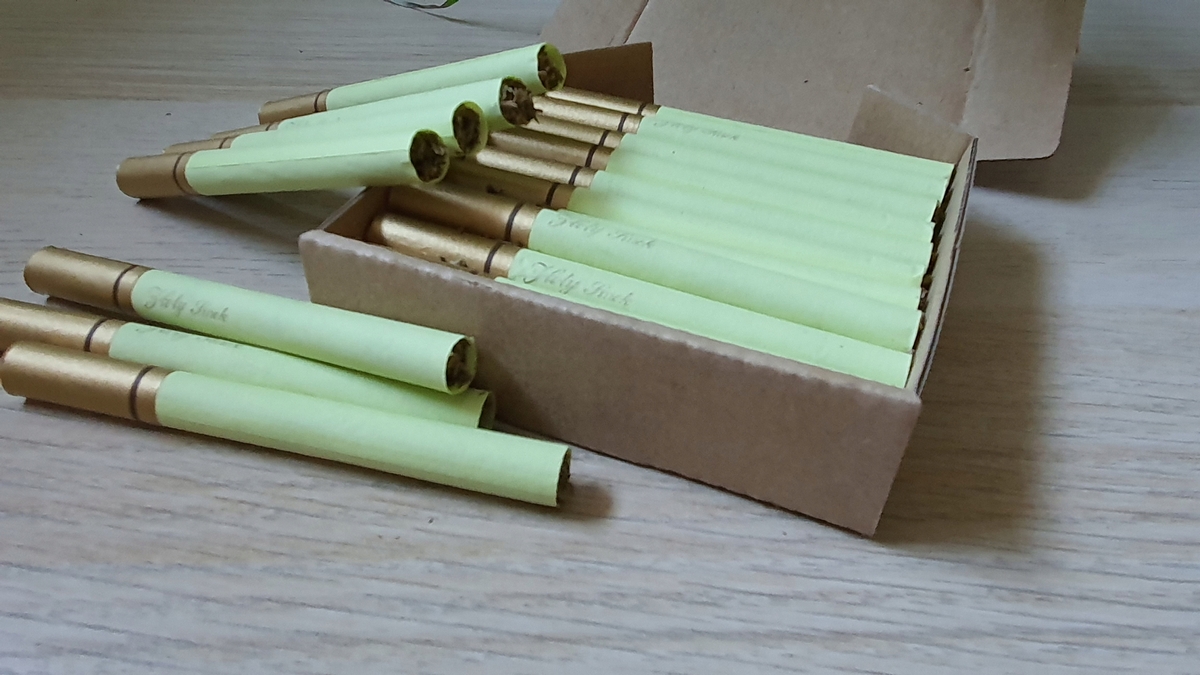 CBD - Cigarety CBD 4% vysuší konope skrúteniu marihuana 5x20