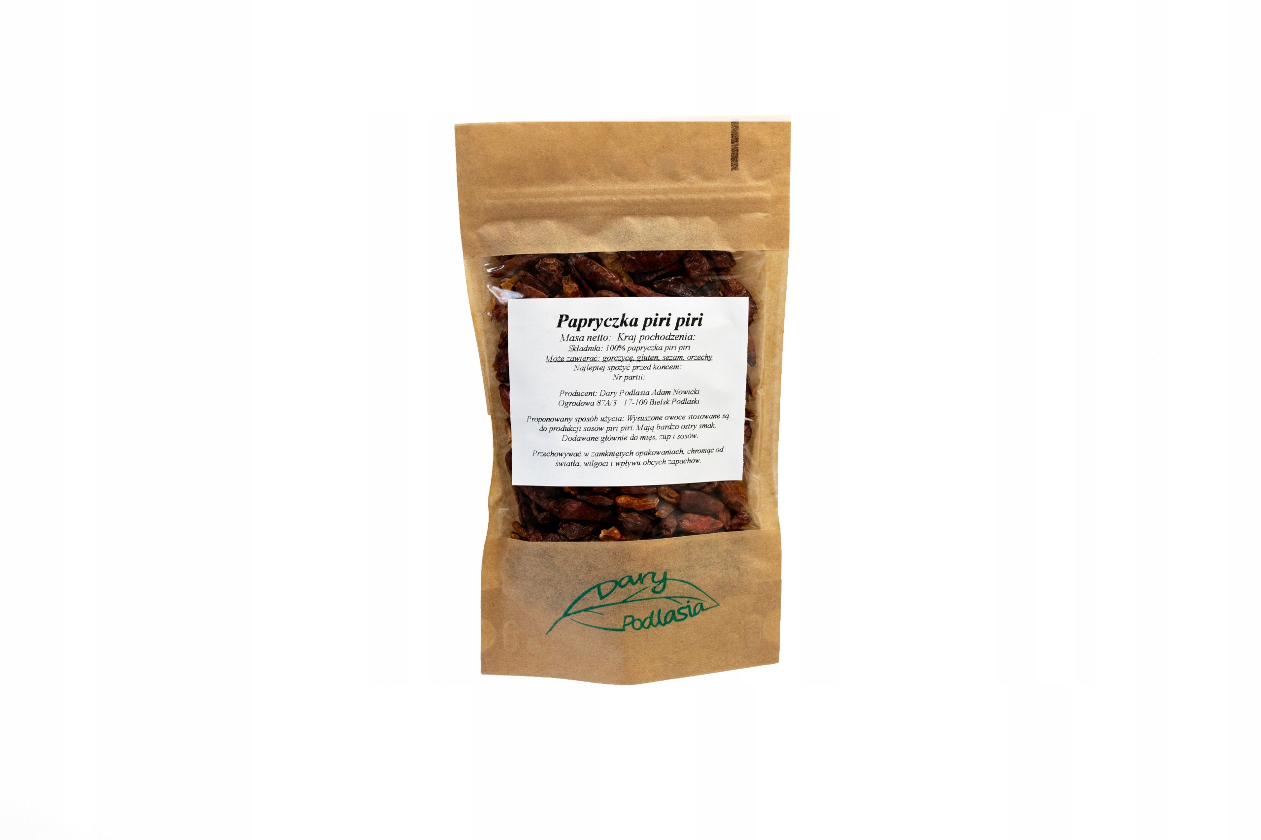 Chili Piri Piri Peppers - 500g - suchý podlasie
