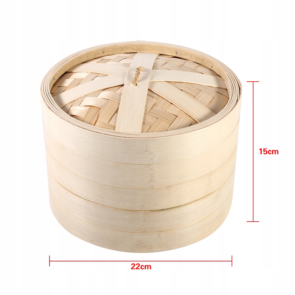 Naparovač na jedlo Bambusový naparovač 39cm