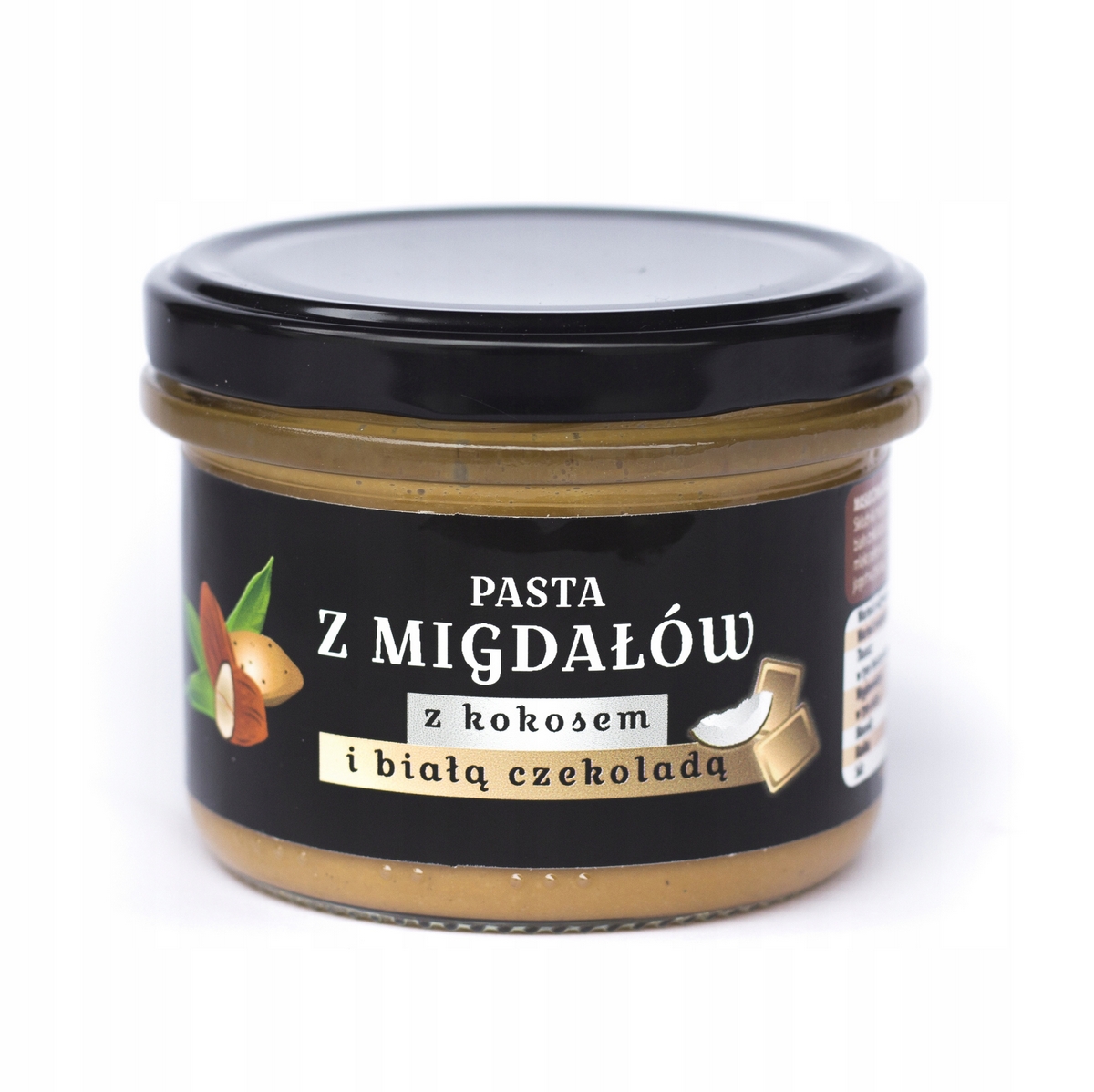 Mandľová pasta KOKOS BIELA ČOKOLÁDA 180g