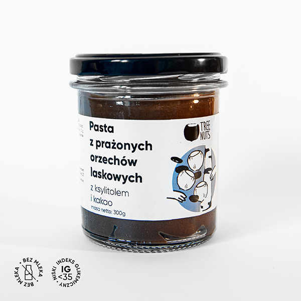 Pasta z lieskových orieškov s xylitolom 300g