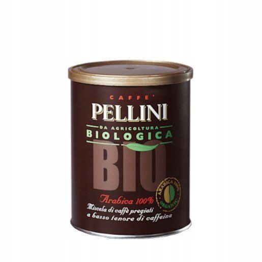 Káva mletá - Pellini Biologica BIO mletá káva 250g plechovka