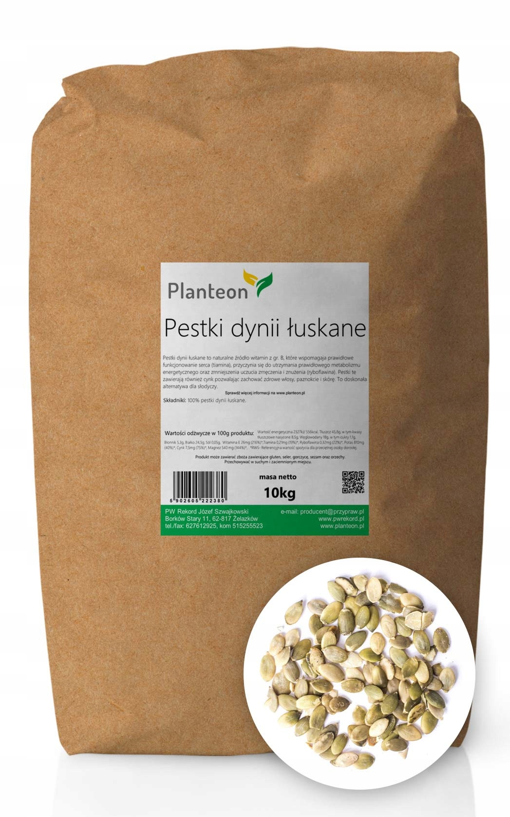Pumpkin Seeds Shreed pre vašu pekáreň! 10kg
