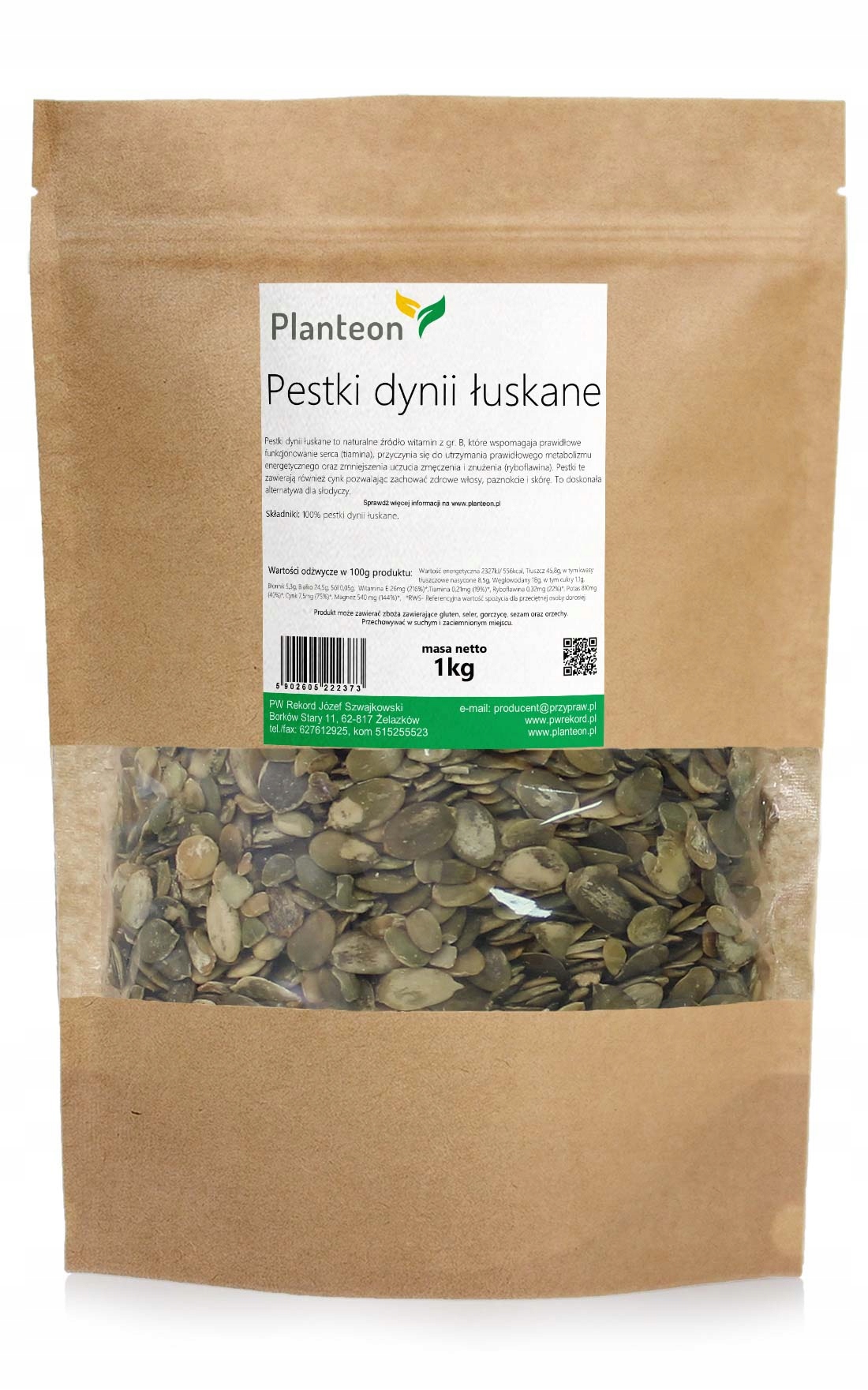 Pumpkin Seeds Shreed Adress k svojmu vlastnému chleba 1kg