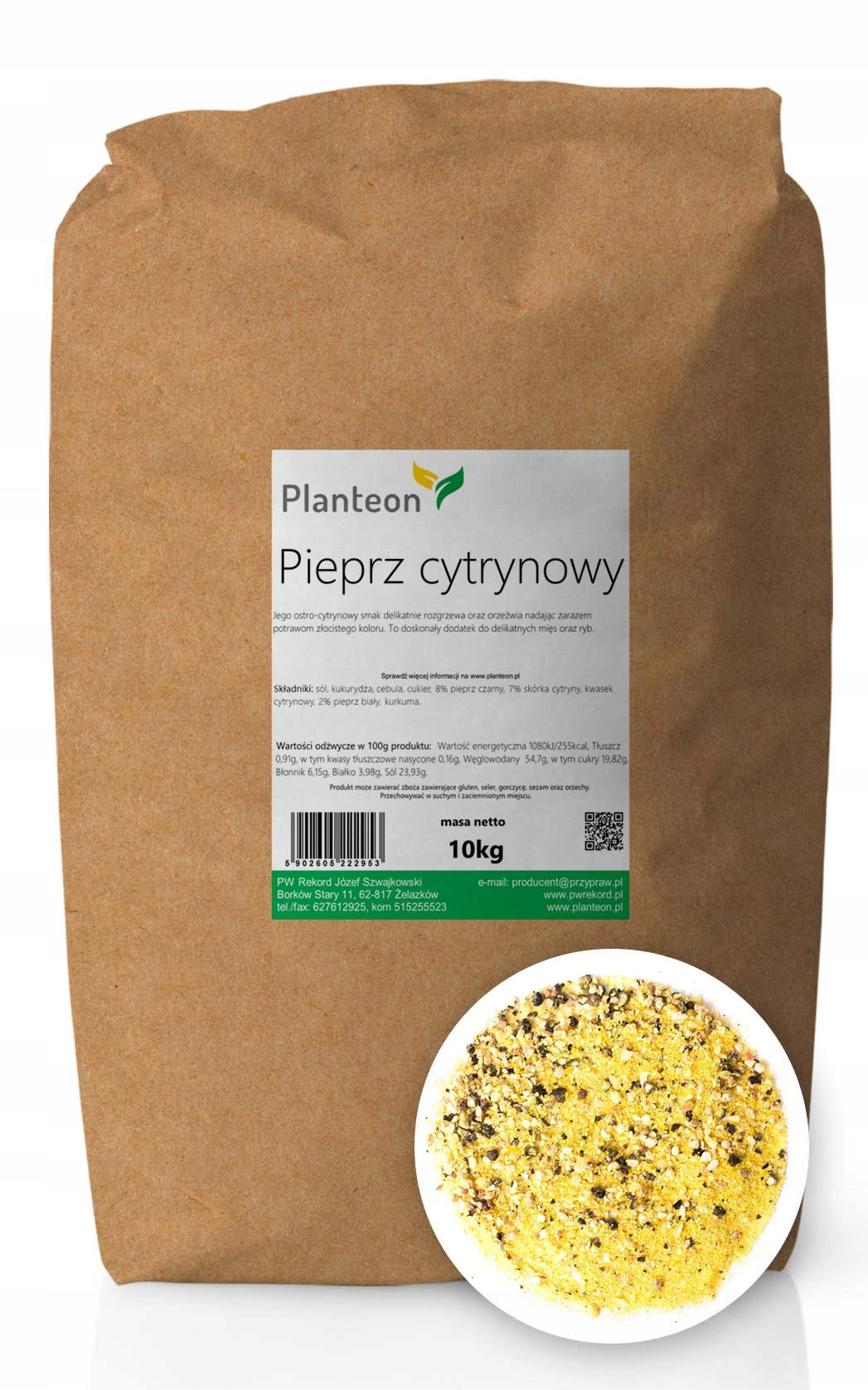 Citrón paprika veľký balíček na 10kg reštauráciu