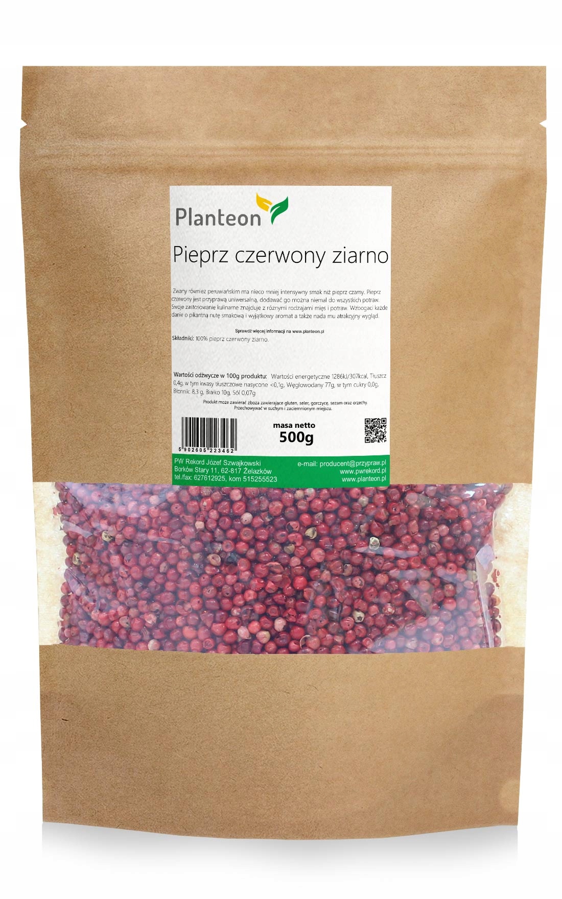 Red Pepper Grain Opatrovanie vzhľadu 500g