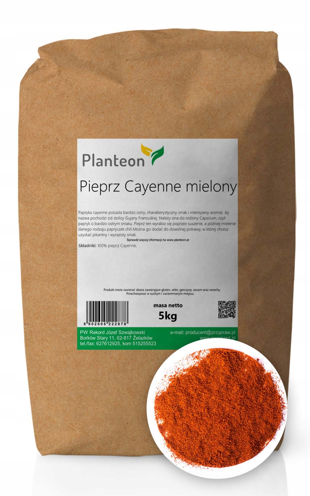Kajeński Pepper - Cayenne - Kajińska Pepper 5kg