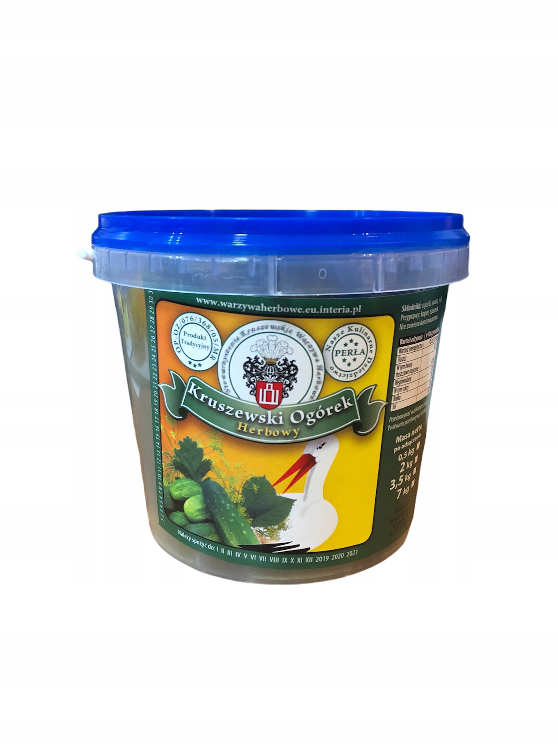 Nakladané uhorky z Podlaska bez konzervantov 0,5 kg