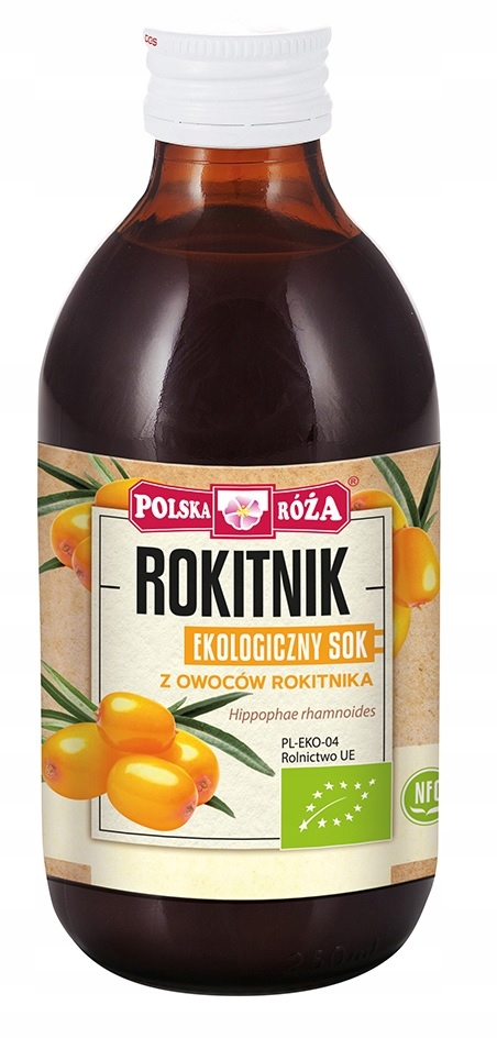Polska Róża Rakytníkový ovocný džús NFC BIO 250 ml
