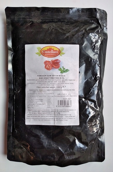 Sušené paradajky Planver Castellani 1KG v oleji