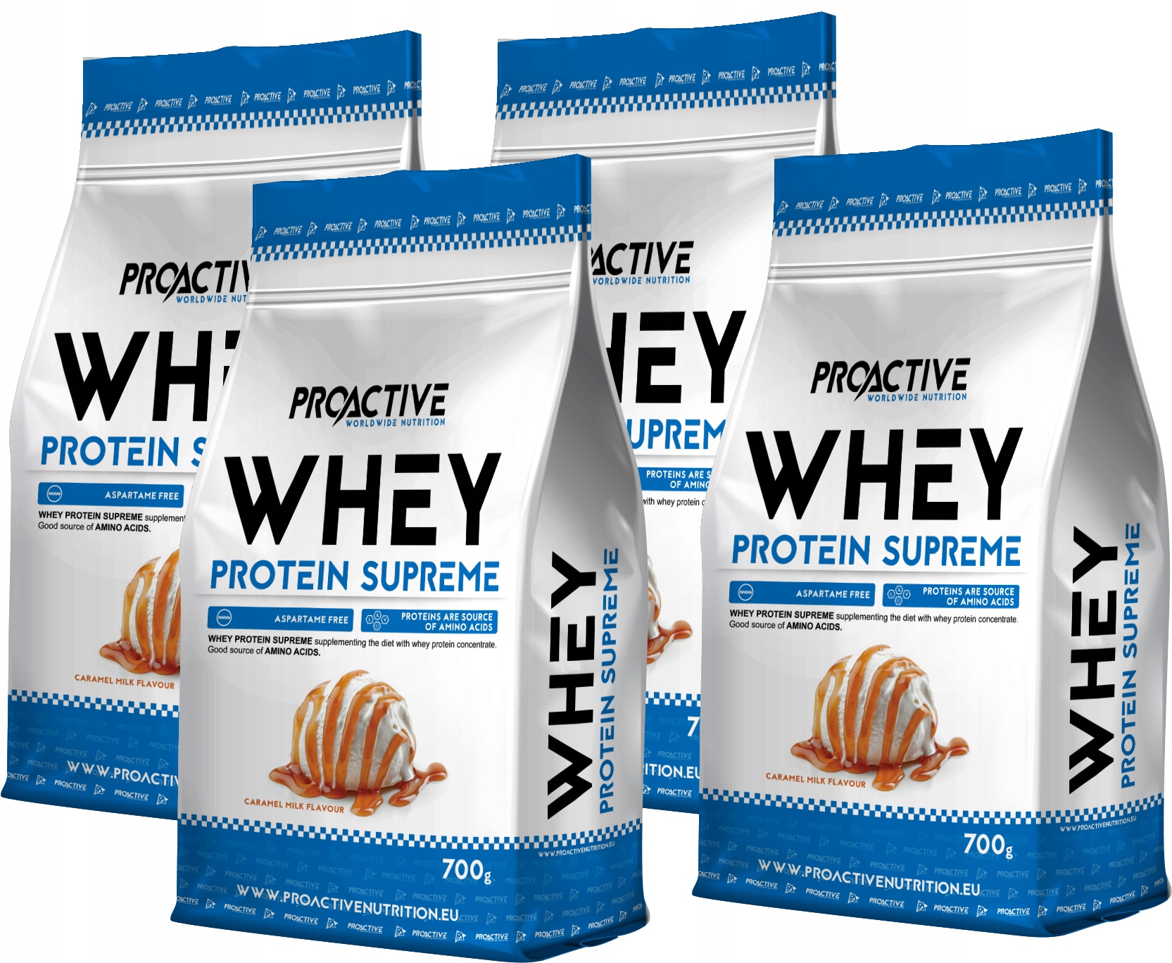 Proteín - ProActive Whey OKAMŽITE 4x 700g! Skvelá cena! 2,8 kg