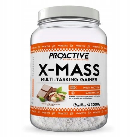 Gainer - Proaktívna X-Mass 3000g Latte Mega Kondicionér