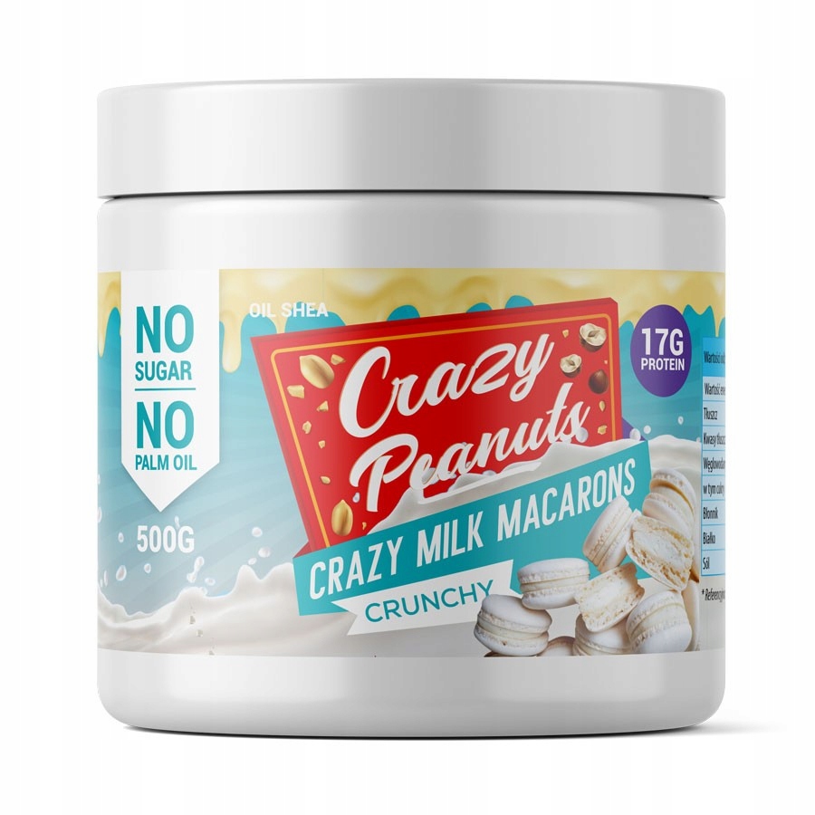 PROMKKER Crazy arašidy Crazy 500g Mlieko Macarons