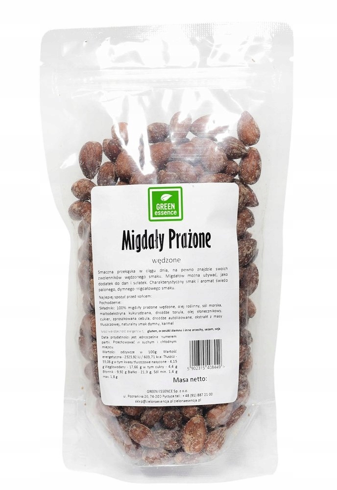 Orechy - Snack pečené mandle solené údené celé 500g