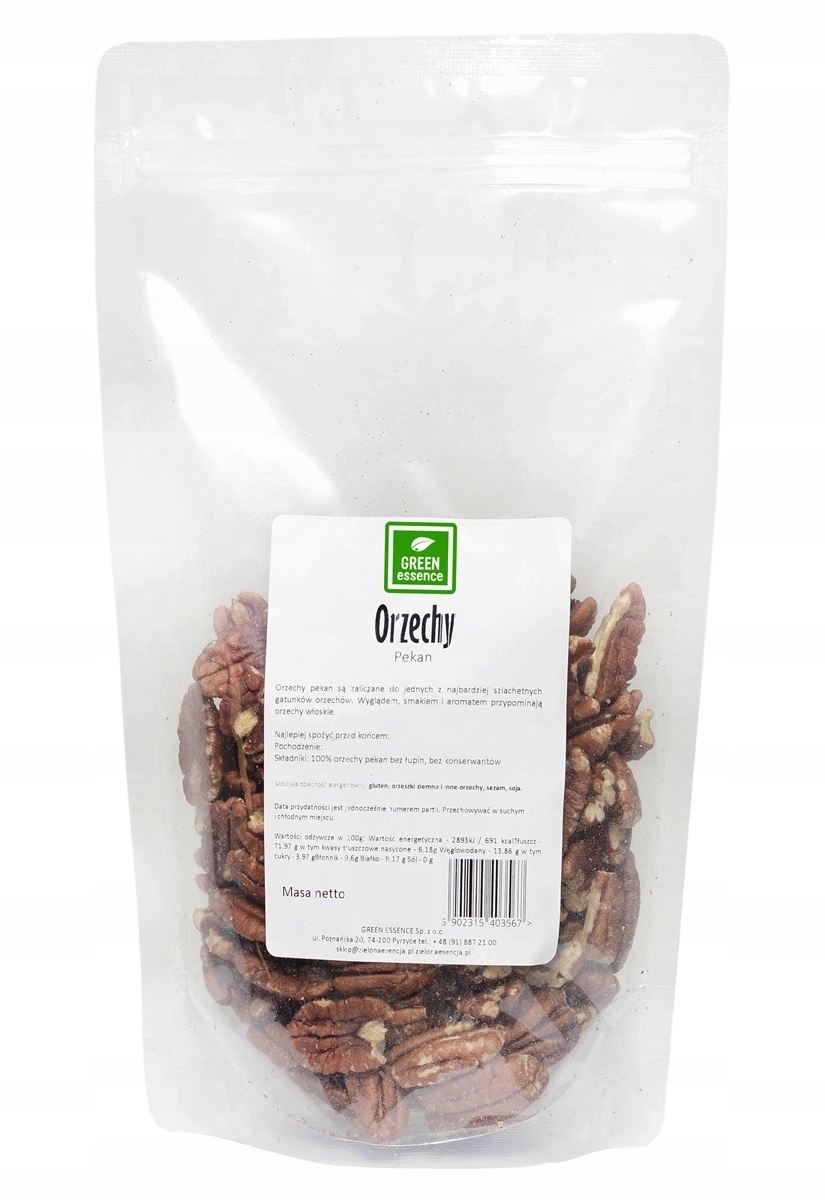 Orechy - Delicious Natural Pekan Nuts Pecan 250g Zelená