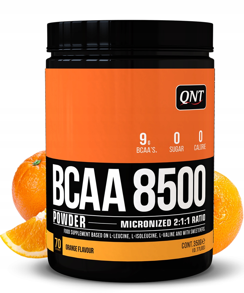 Aminokyseliny - QNT BCAA prášok 8500 350g 2: 1: 1 oranžové aminokyseliny