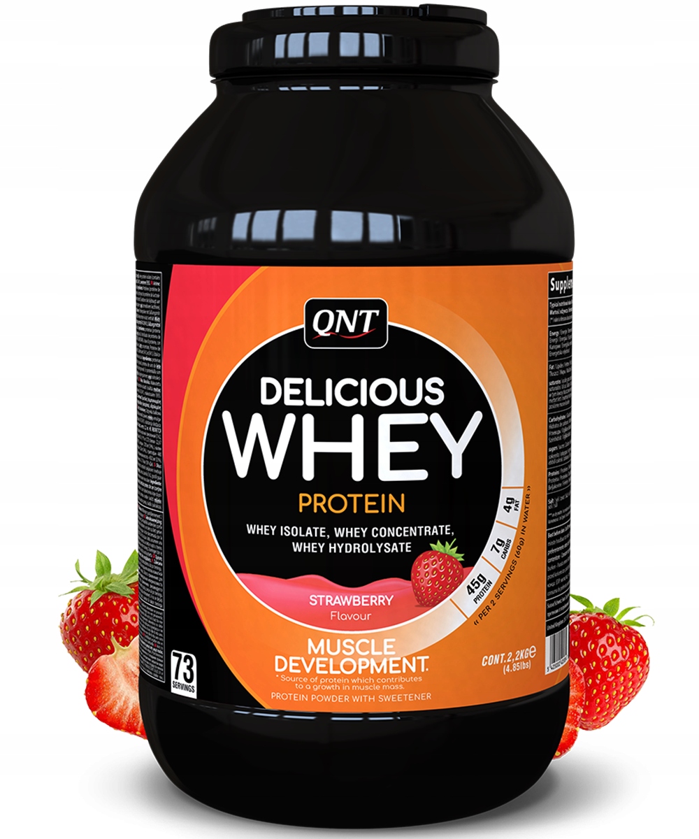 Proteín - QNT Delicious Whey Protein WPC izolovať hydrolyzát