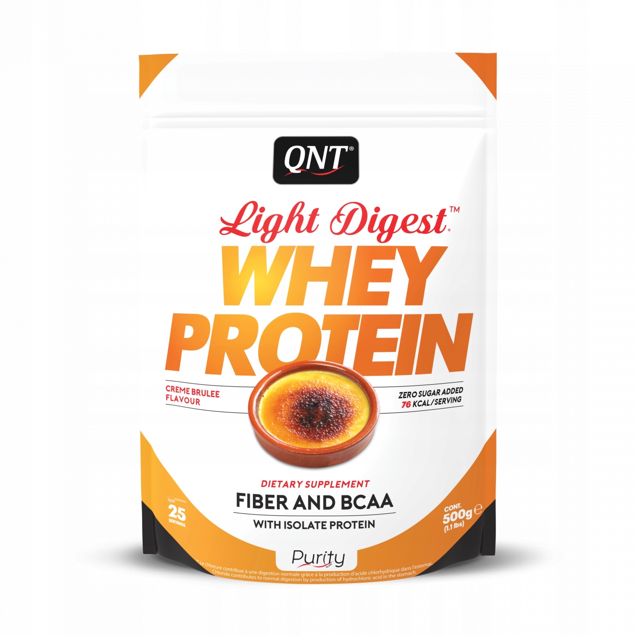 Proteín - QNT Light Digest Srvátkový proteín Izolát + WPC 500g