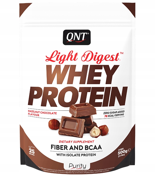 Proteín - QNT - Light Digest Srvátka 500g Čokoládová matica