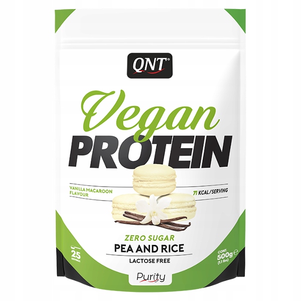 Proteín - QNT Vegánsky proteín - 500 g ovocia