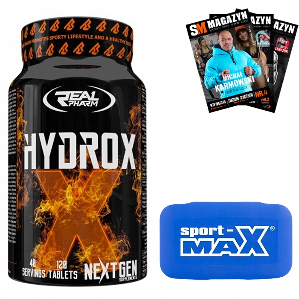 Spaľovač tuku - Real Pharm Hydrox 120 Zníženie tuku