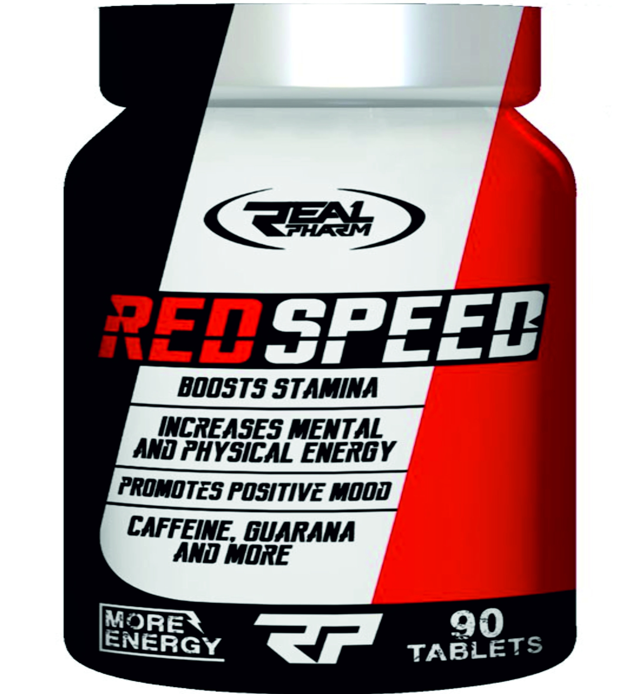 Reálna Pharma Červená rýchlosť 90tab Energy Guarana kofeín