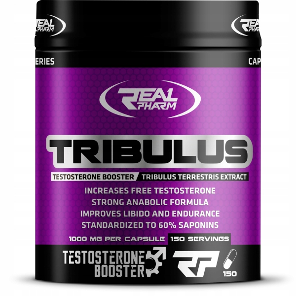 Testosterón - Real Pharm Strong Tribulus 150 KAP libido Potenciál