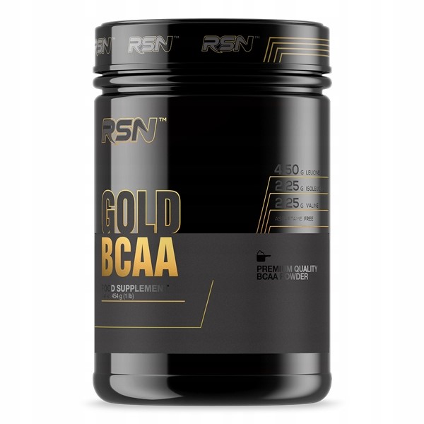 Aminokyseliny - RSN ZLATÉ BCAA 454 g Aminokyseliny rozvetvené na aminokyseliny