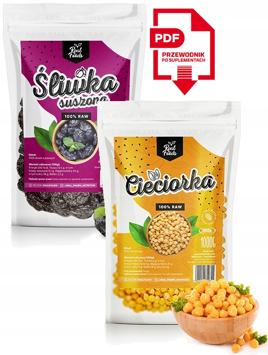 Reálne potraviny Ciecker 1000g + Sušené slivky 1000g