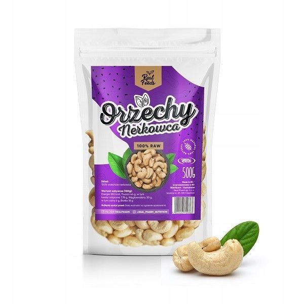 Orechy - Skutočné potraviny kešu orechy celú 1000g super chuť