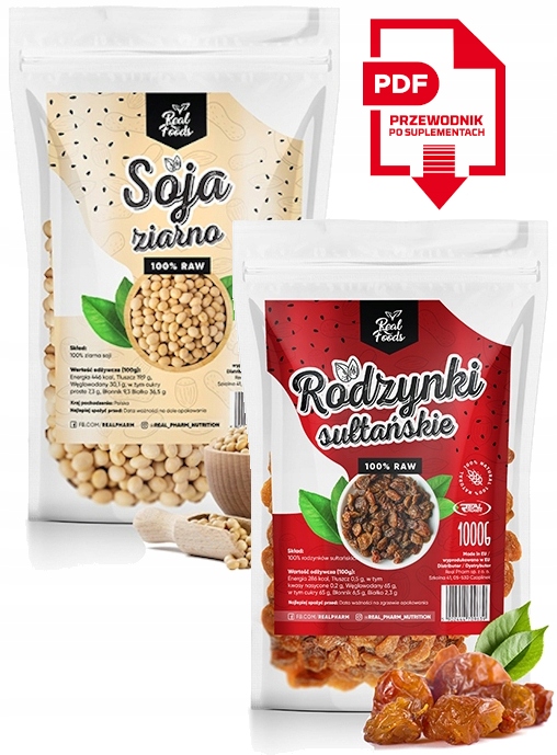 Reálne potraviny Sultanian Raisins 1000G + SOY 1000G
