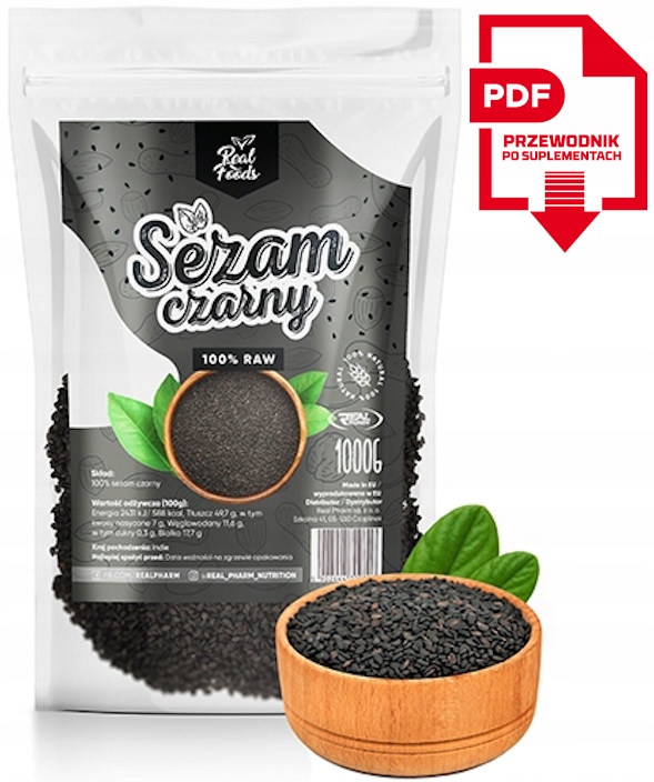 Pravé jedlá - čierny sezam 1000g