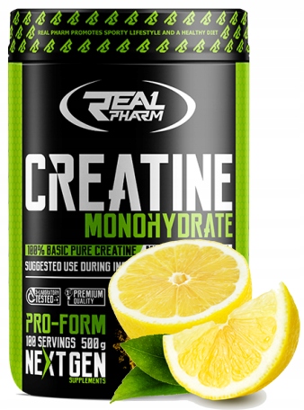Kreatín - Real Pharm Kreatín Monohydrát 500g Lemon
