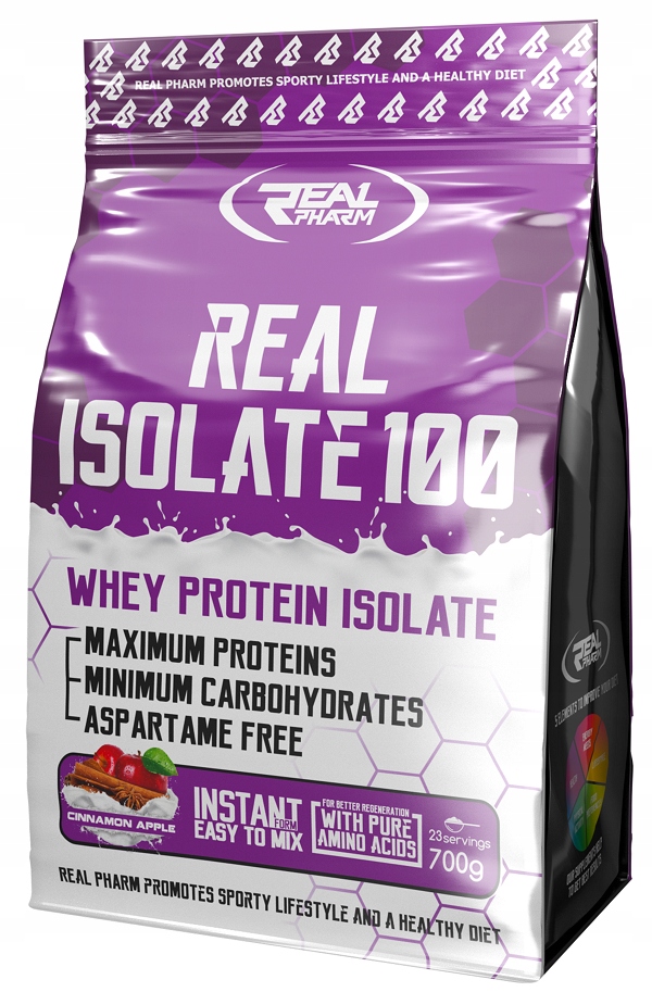 Proteín - Real Pharm Real Isolate 100 - 700 g proteín izolátu