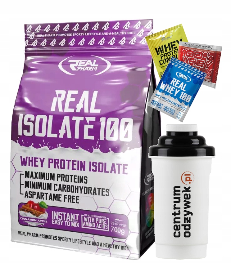 Proteín - Real Pharm Real Isolate 100 700G Originálne príchute