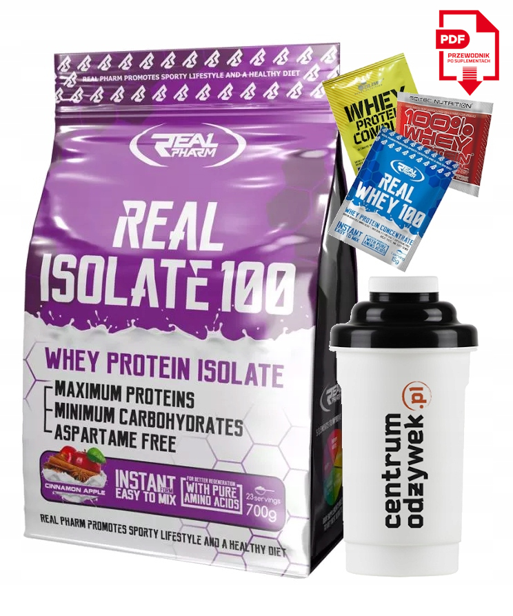 Proteín - Real Pharm Real Isolate 700g až 90 g proteínu pre 100 g