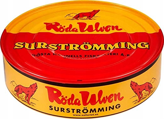 Rod Ulven Surstromming Fileer Hering Mortled Fil