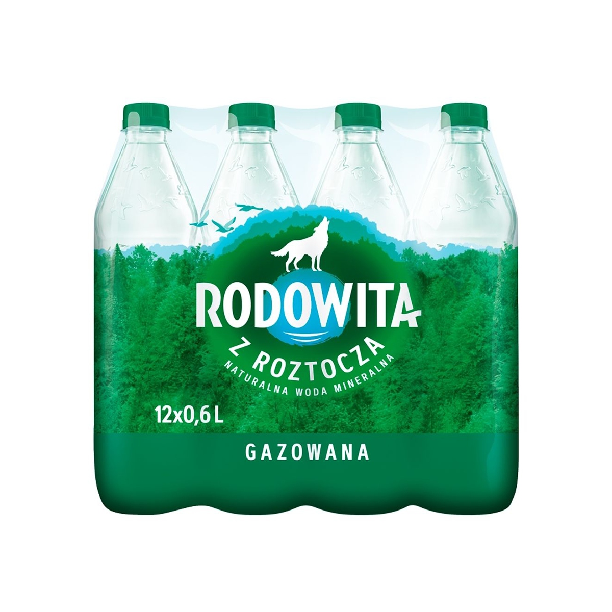 Natívna voda sýtená voda 12x 0,6l