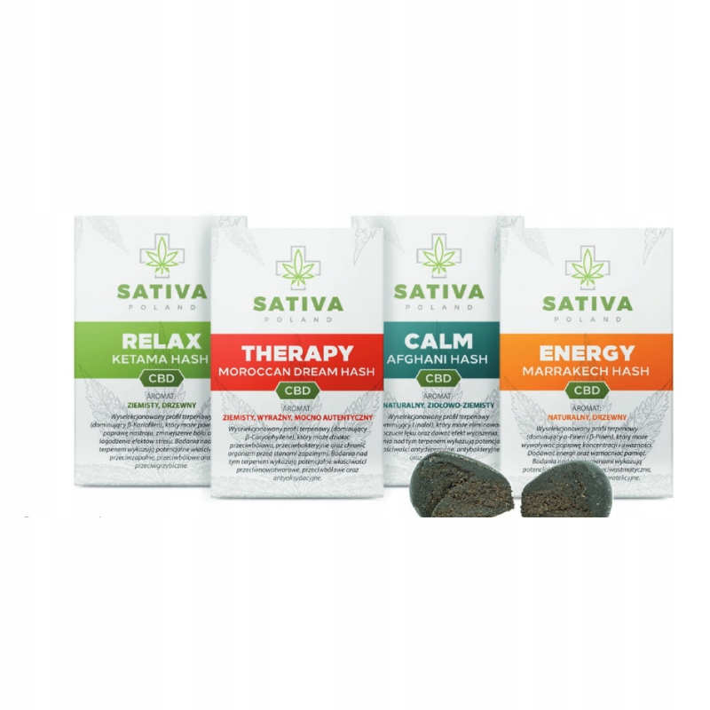 CBD - Sativa Hash CBD energie 1 g