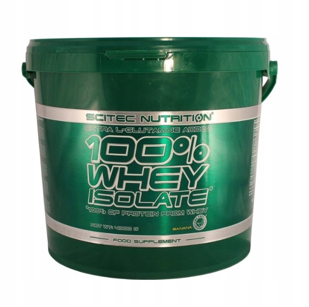 Proteín - SCITEC 100% srvátkový izolát 4000 g proteínu WPI proteín