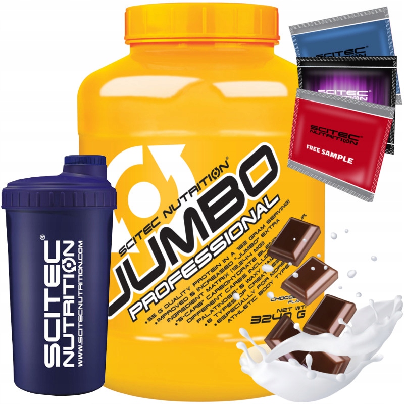 Gainer - Scitec Jumbo Professional 3240g Gainer Protein Hmotnosť