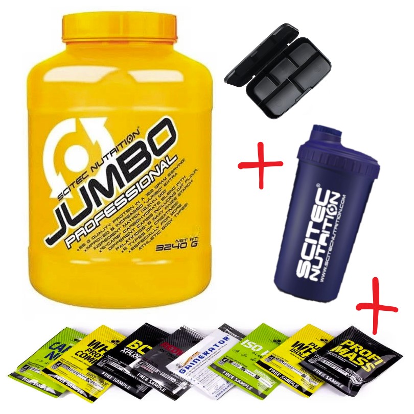 Gainer - Scitec Jumbo Professional 3240g Gainer Mali zadarmo