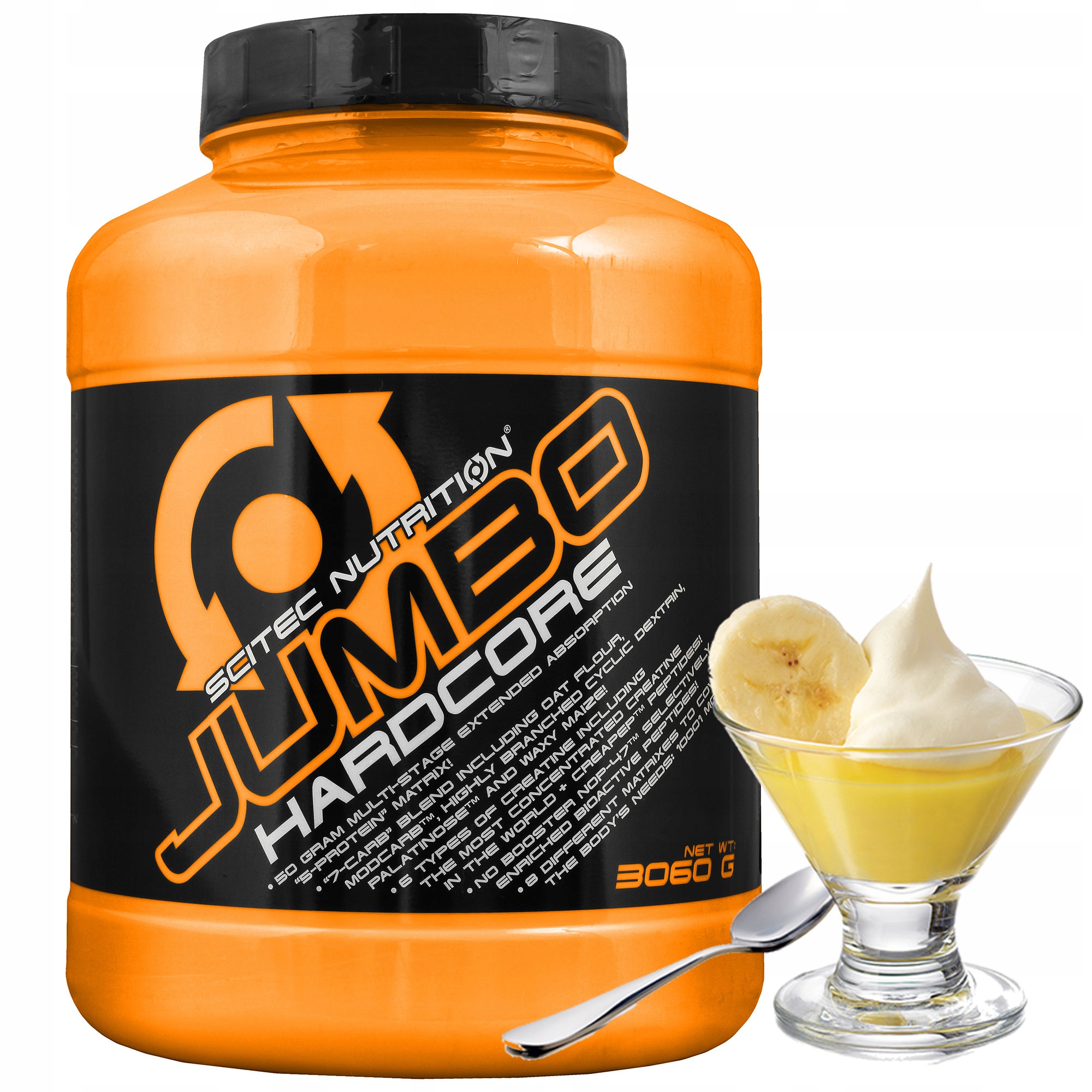 Gainer - SCITEC Jumbo Hardcore 3060g ZISKOVÁ HMOTNOSŤ