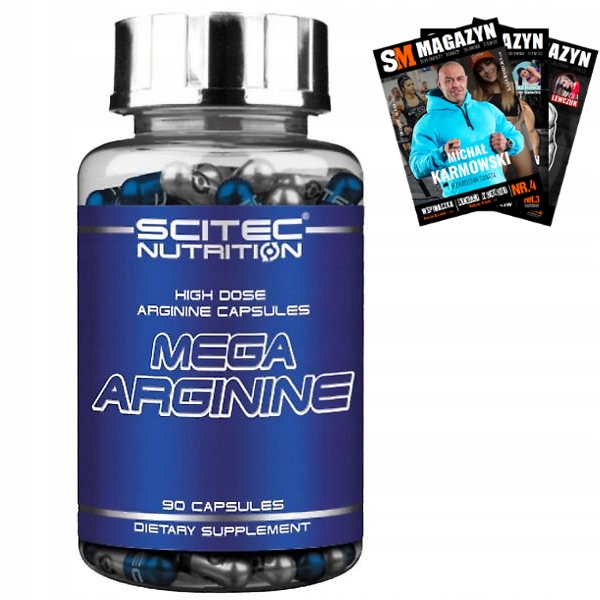 Aminokyseliny - SCITEC MEGA ARGINÍN 90 CAPS L ARGINÍN AMINO SILA