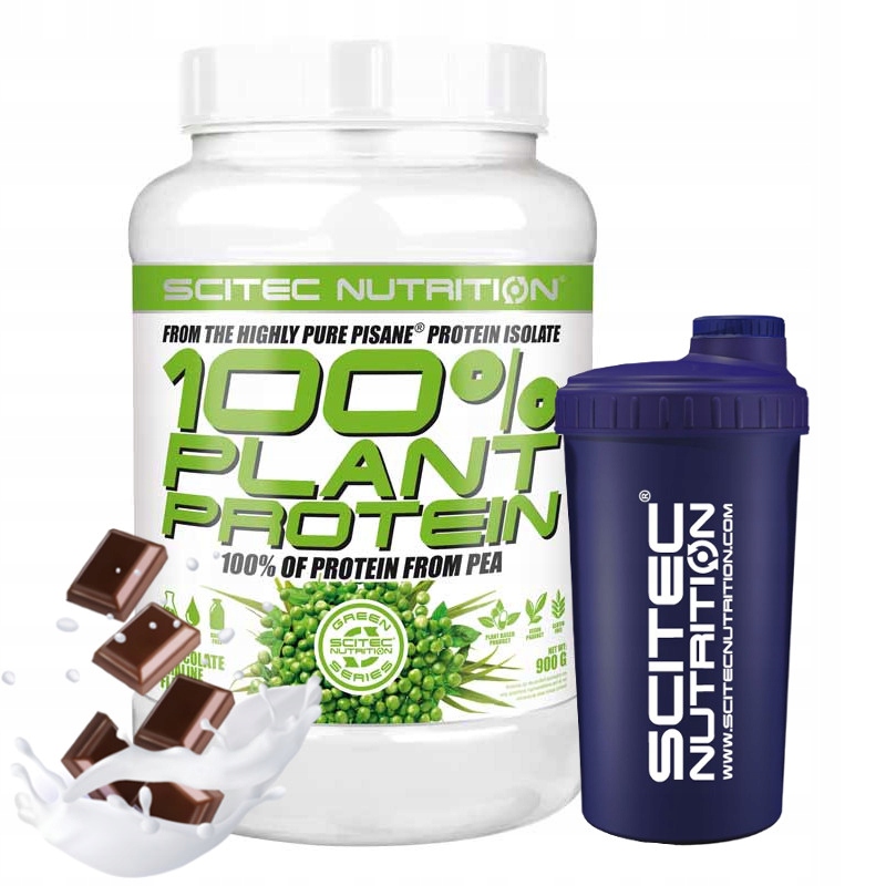 Proteín - SCITEC rastlinný proteín 900g vegan peach proteín
