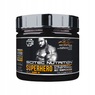 SCITEC Superhrdina - 285G Pred cvičebným čerpadlom Sila
