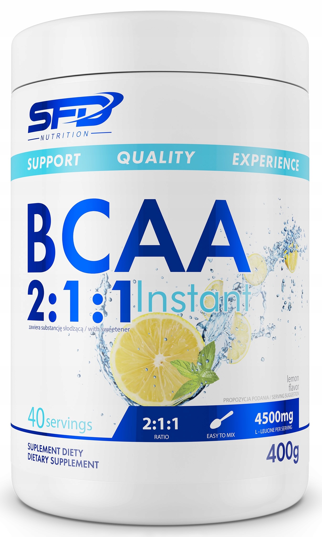 Aminokyseliny - SFD BCAA 2: 1: 1 Instant 400g aminokyseliny