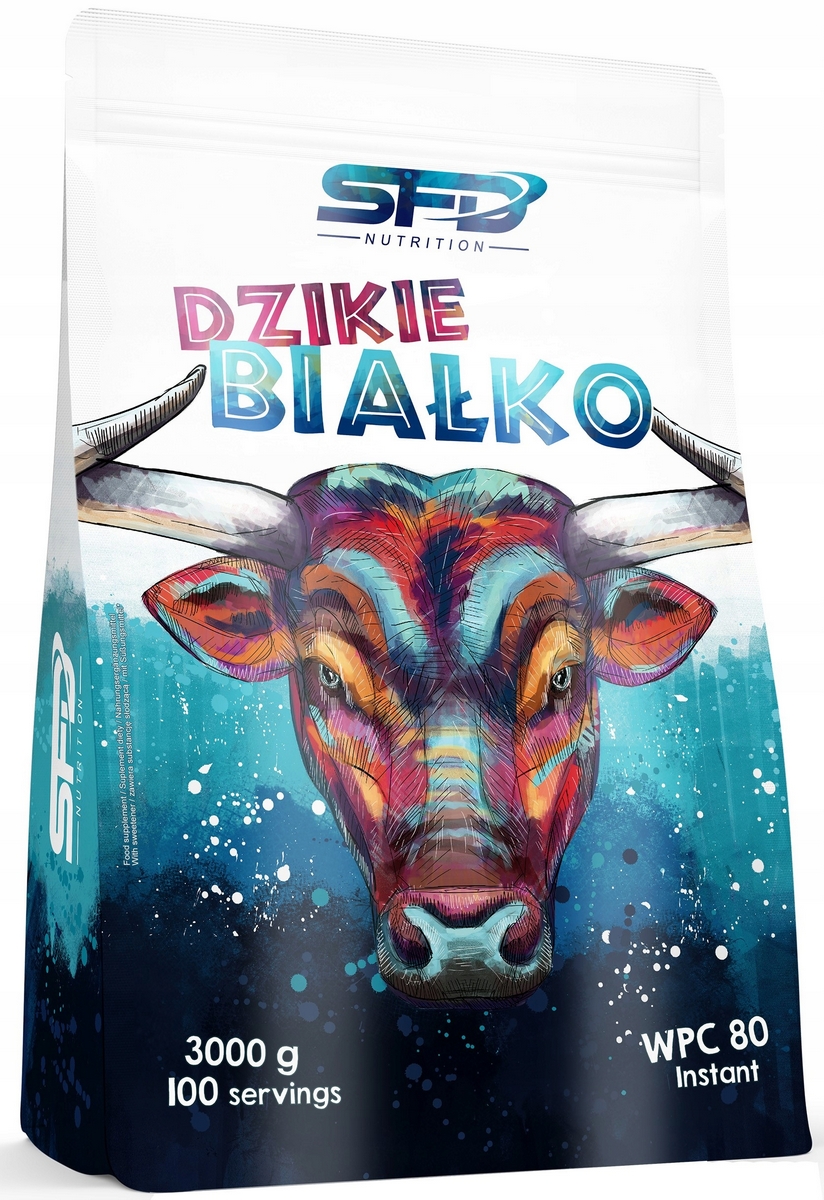 Proteín - SFD Divoký proteín 3000g WPC 80 Srvátkový proteín