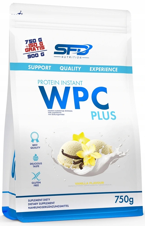 Proteín - SFD WPC proteín plus 900g SFD proteín vanilka